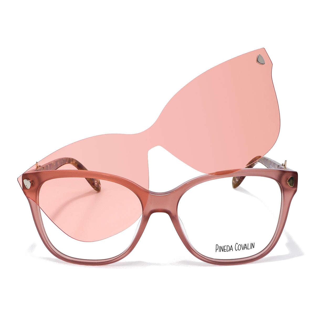 Lentes Clip On Colibrí Rosa