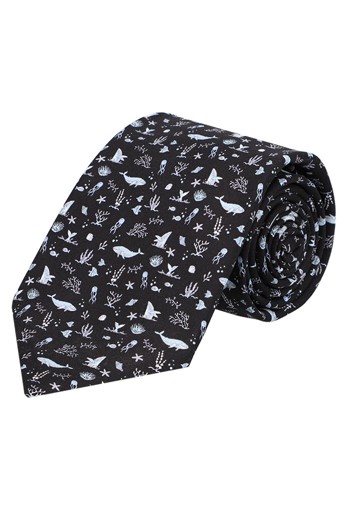 Corbata Ballena Gris