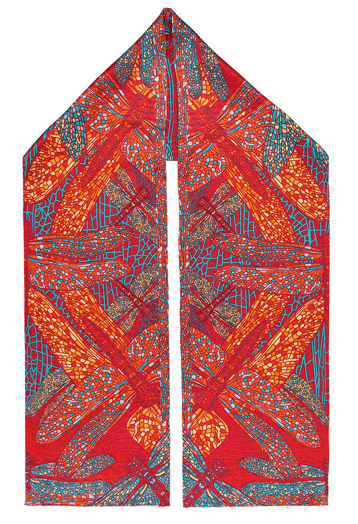 Bufanda Doble Vista Libélula