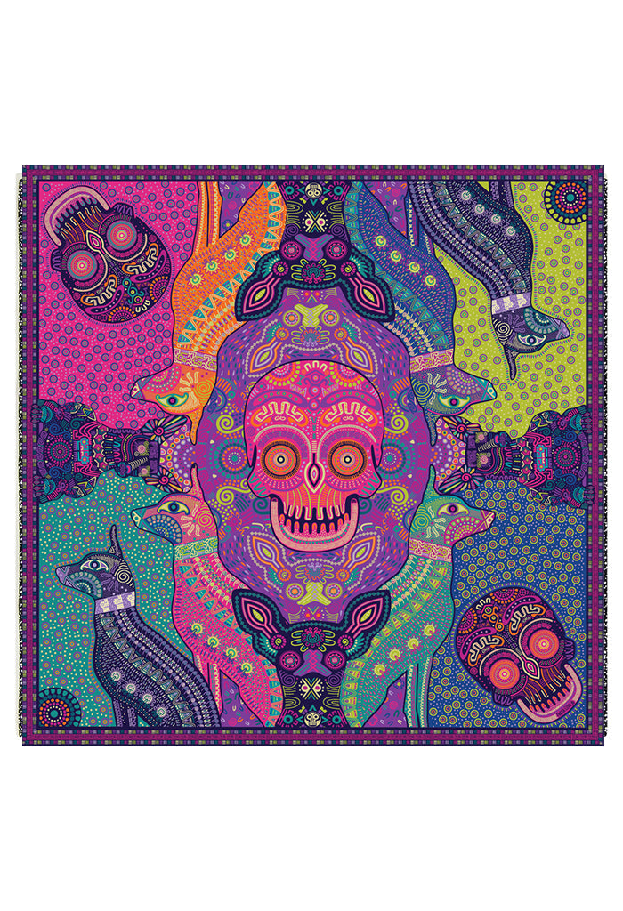 Mascada Día de Muertos Mictlán 90 cm