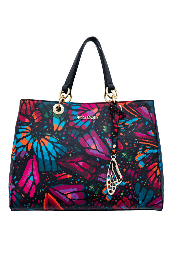 Bolsa Kaxan Saffiano Mariposa Bordada Original