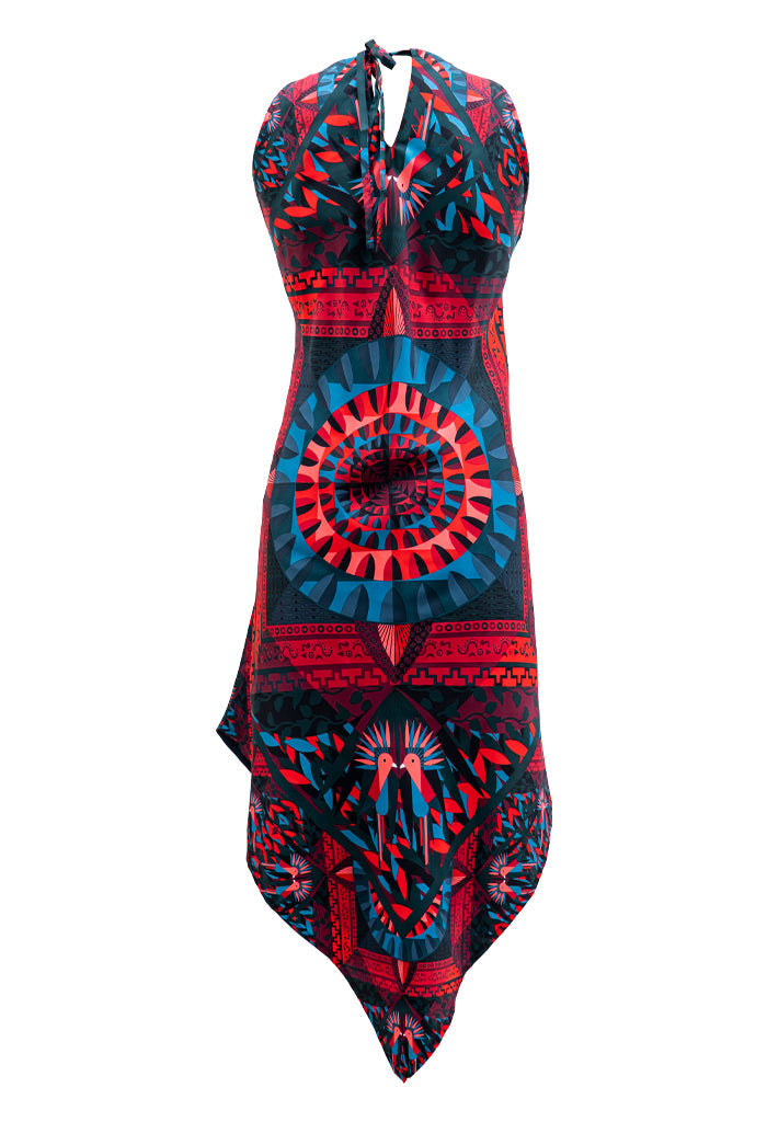 Vestido Largo Cenote Rojo