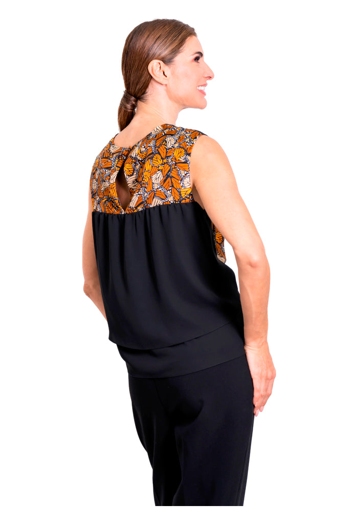 Blusa Pétalos Mariposa Monarca Original