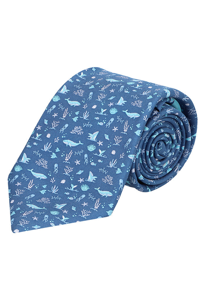 Corbata Ballena Gris