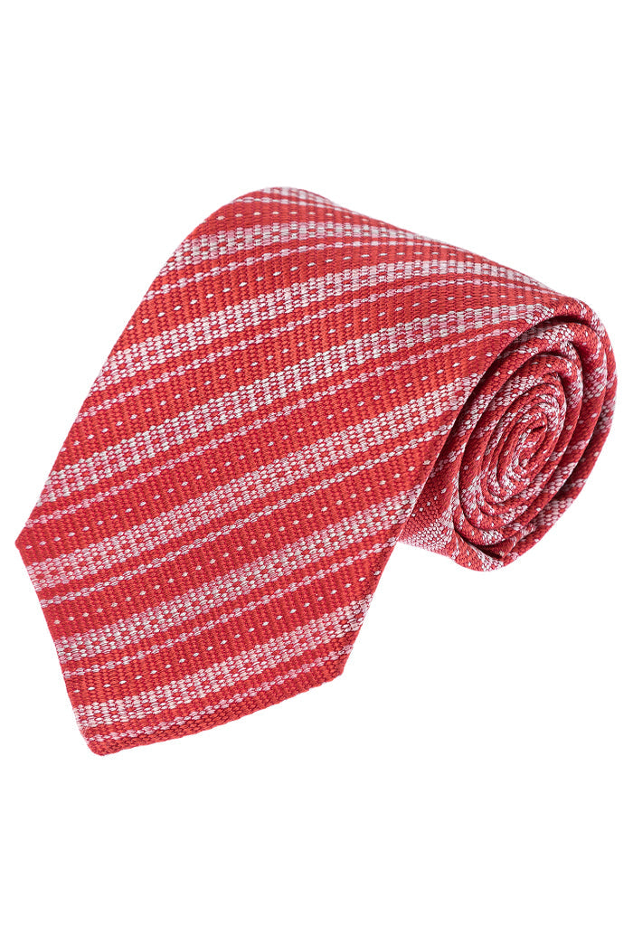 Corbata Jacquard Urdimbre y Trama Líneas