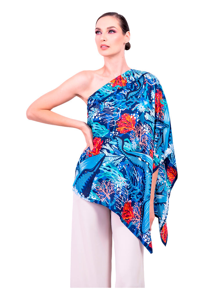 Poncho Ballena Gris