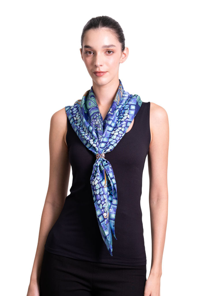 Pasamascada Anillo Mariposa Baño Oro Esmalte Original