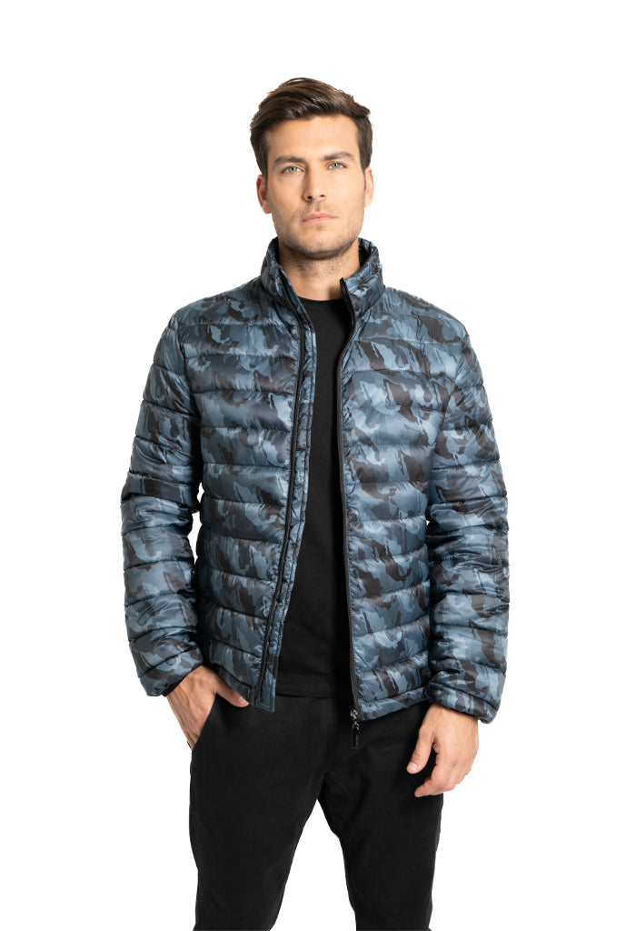 Chamarra México Camouflage Gris