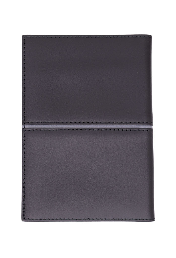 Porta Pasaporte Kukxaan Negro Ribete Gris Agave-22 Gris