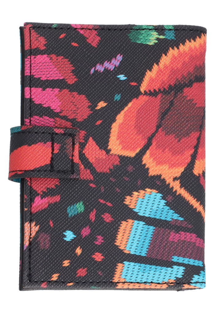 Tarjetero Neen Saffiano Mariposa Bordada Original