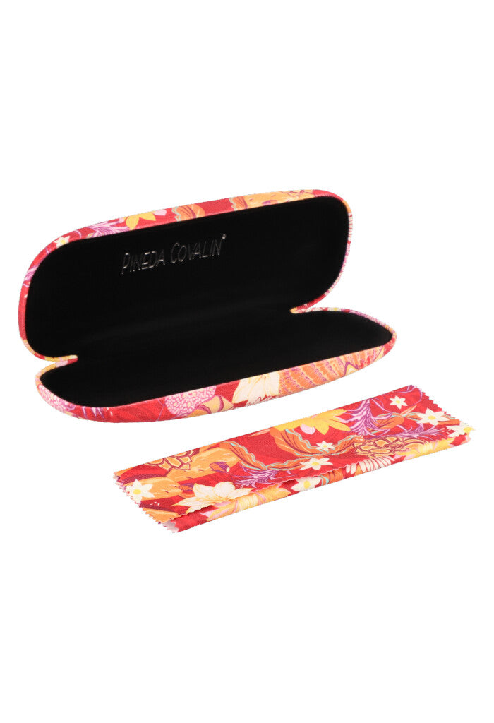Estuche Lentes Cactáceas Jardín Botánico Rojo