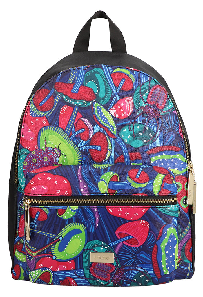 Backpack Nuuk Hongos Sagrados Azul/Turquesa
