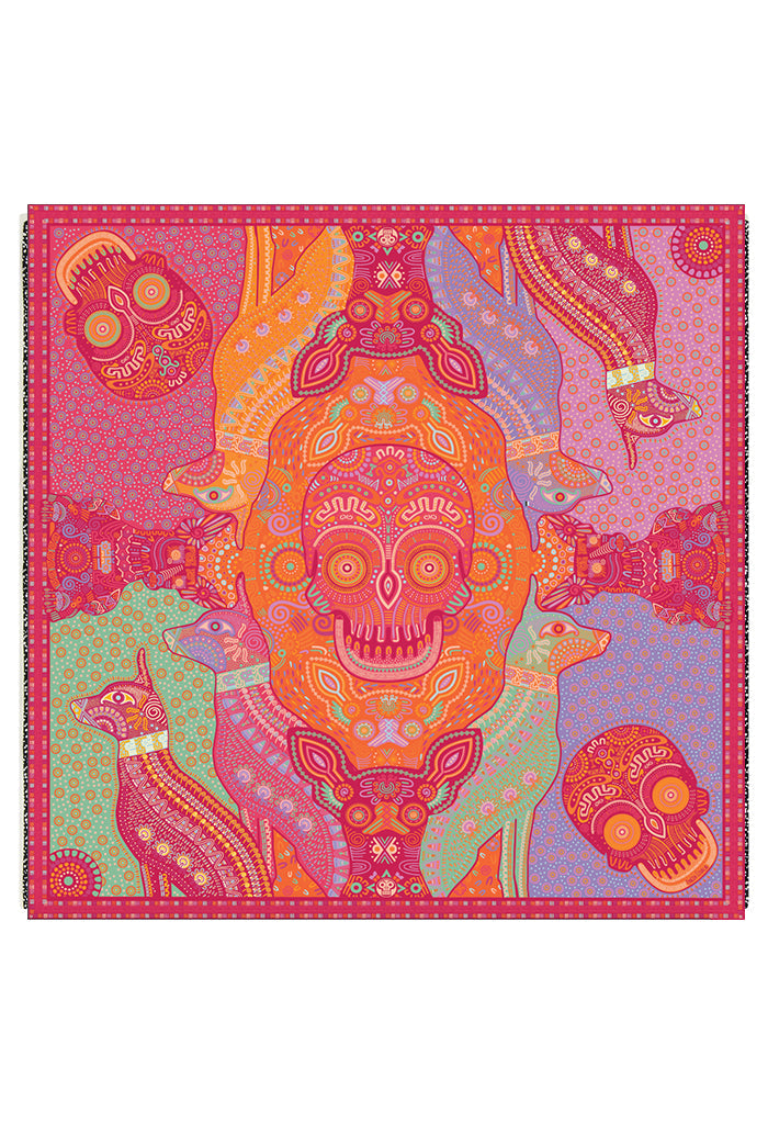 Mascada Día de Muertos Mictlán 90 cm