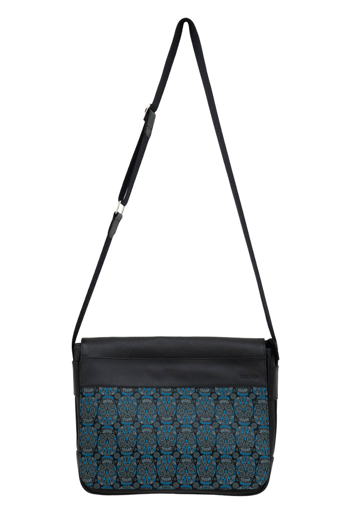 Porta Laptop Cheeh Tzompantli Azul