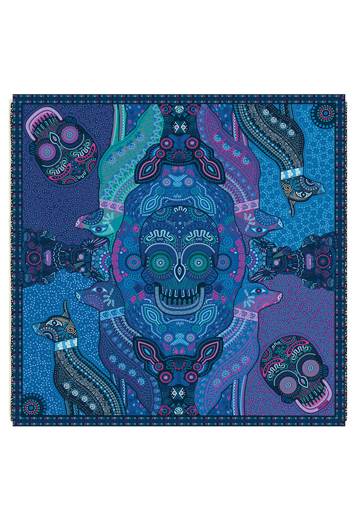 Mascada Día de Muertos Mictlán 90 cm