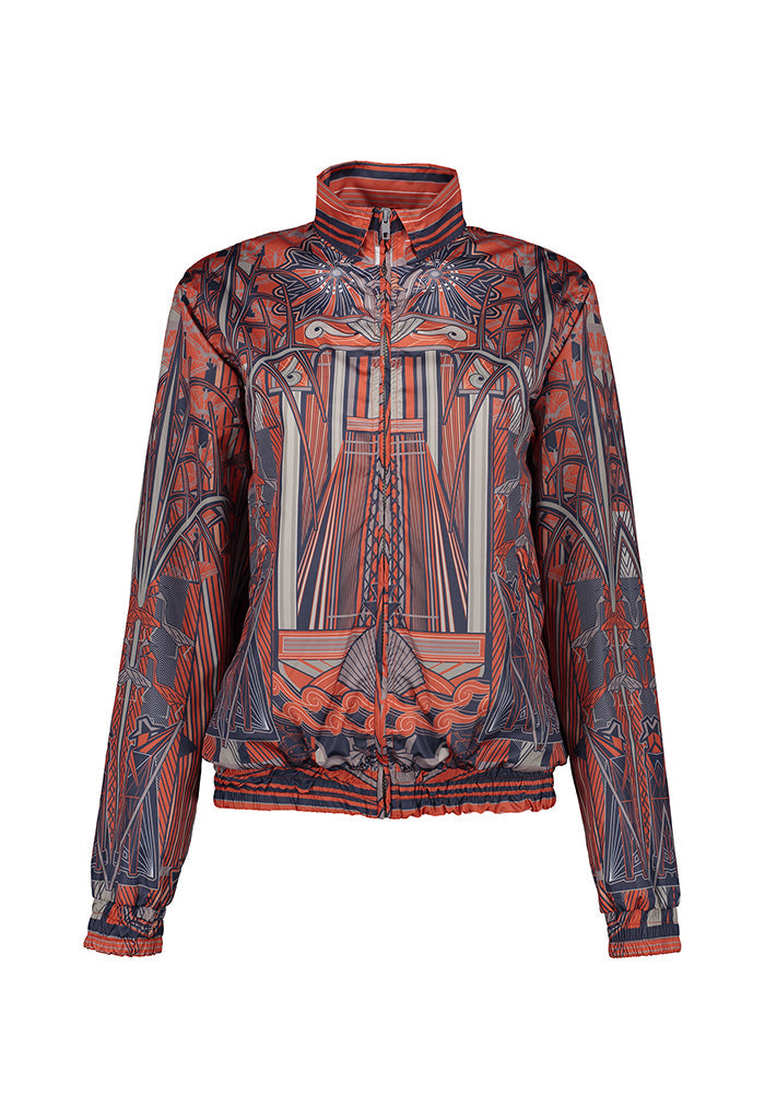 Bomber Xobdam Xochimilco Déco Naranja