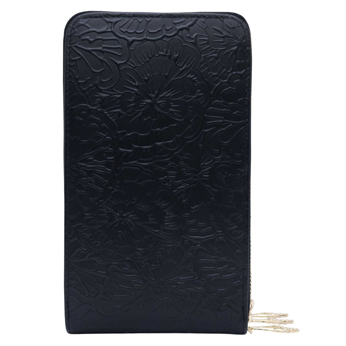 Porta Celular Naab Piel Grabado Cempasúchil