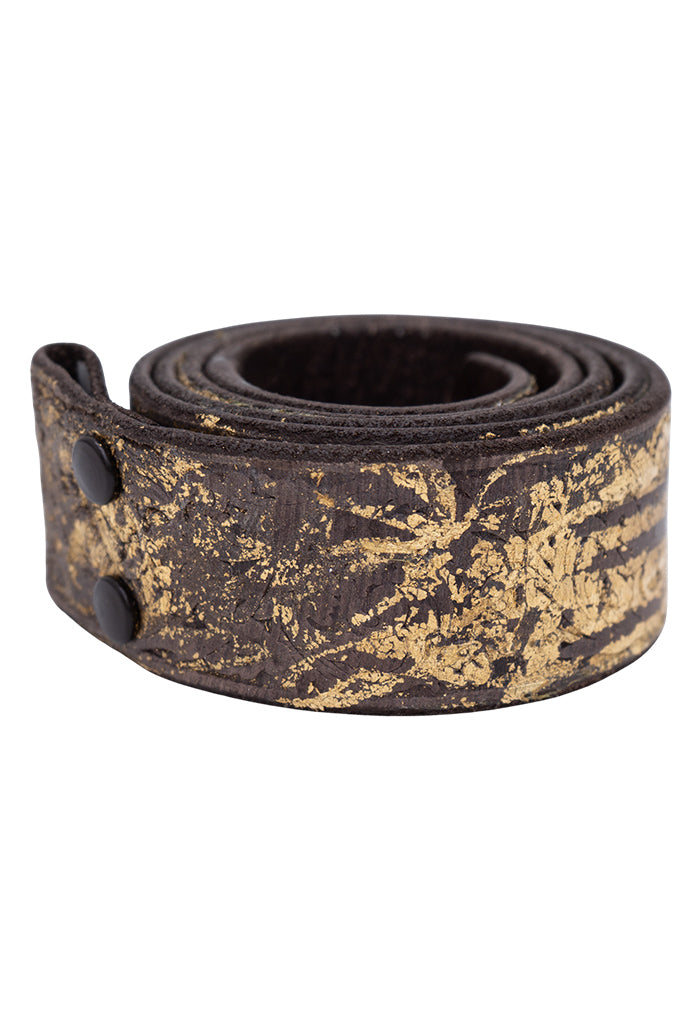 Cinturón Piel Grabada Foil