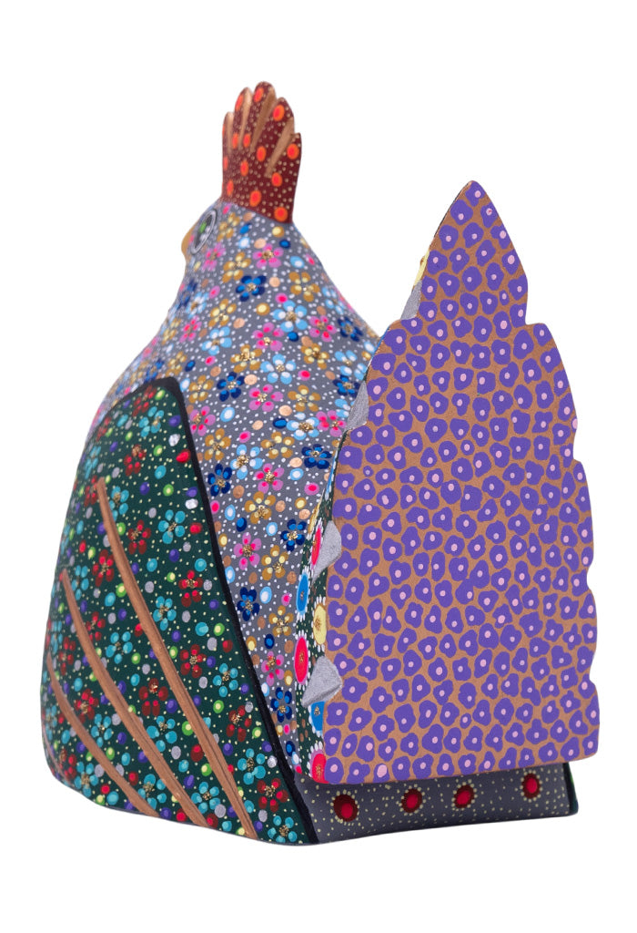Alebrije Gallina Alas Esmeraldas