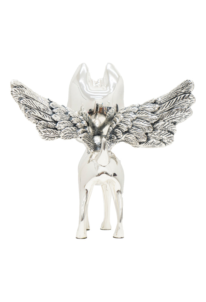 Xico con Alas Plata Brillante