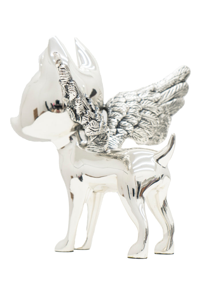 Xico con Alas Plata Brillante