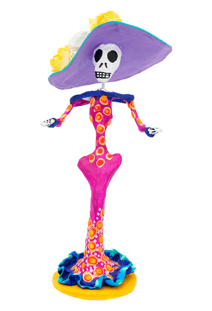 Catrina Decorada Mini Rosa