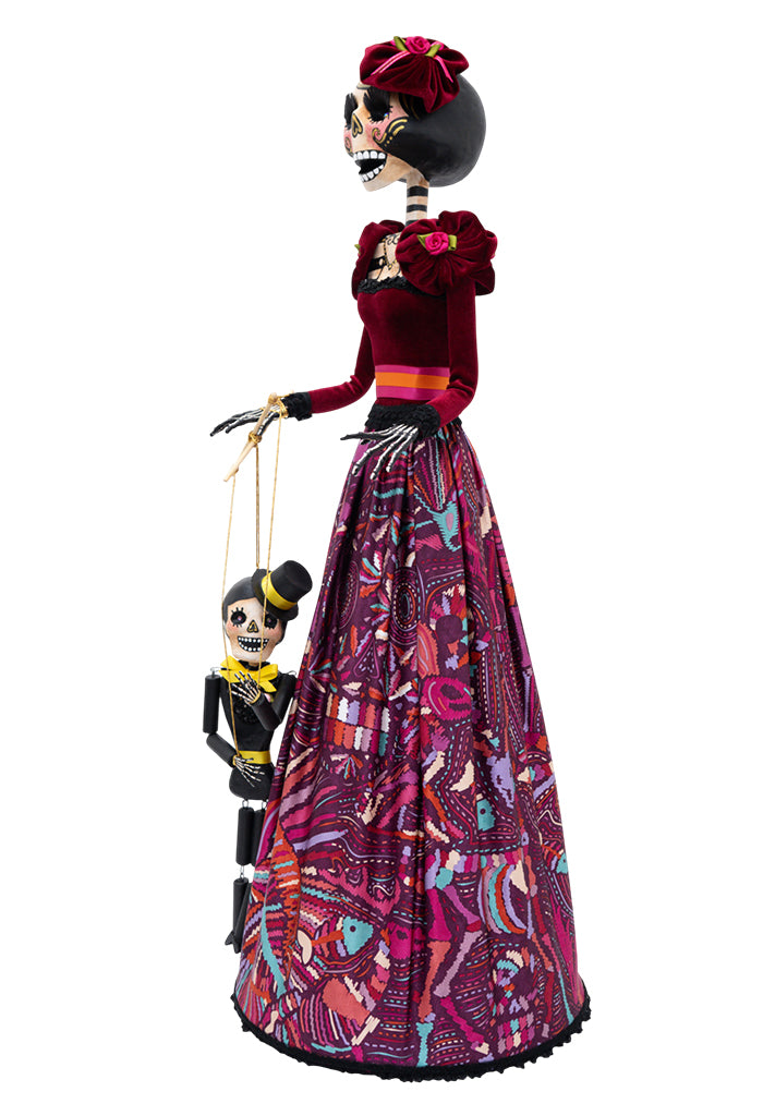 Catrina Titiritera 75 cm Viaje al Mictlán