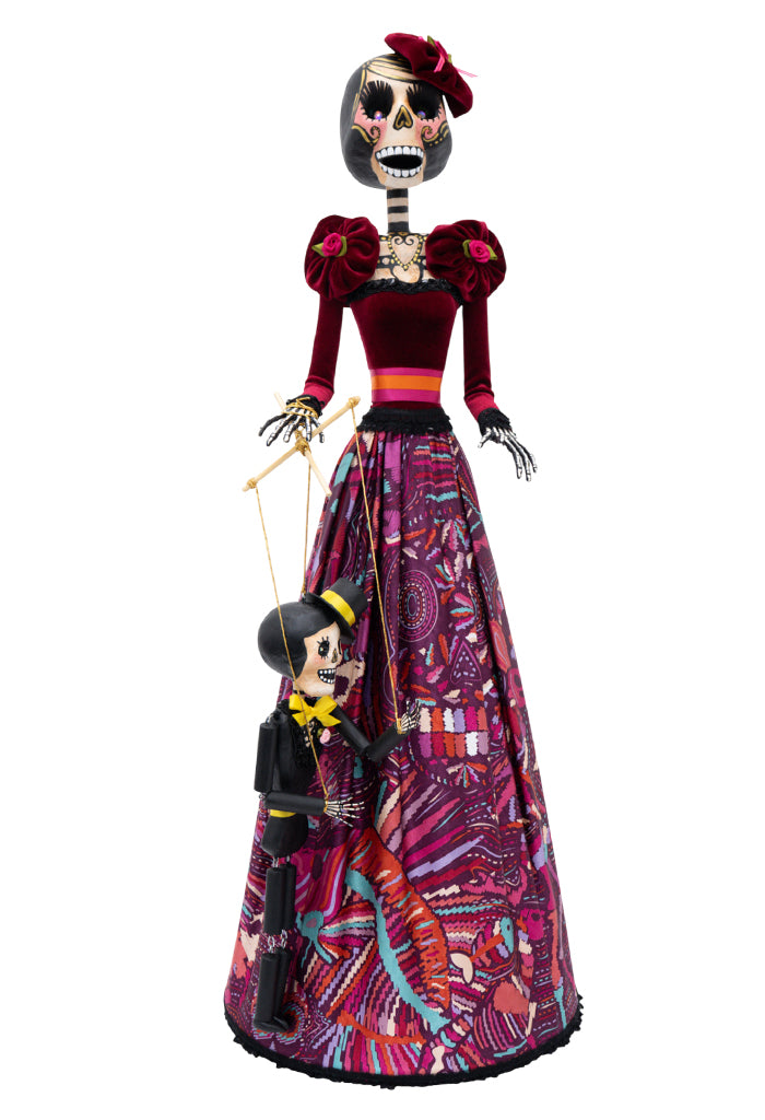 Catrina Titiritera 75 cm Viaje al Mictlán