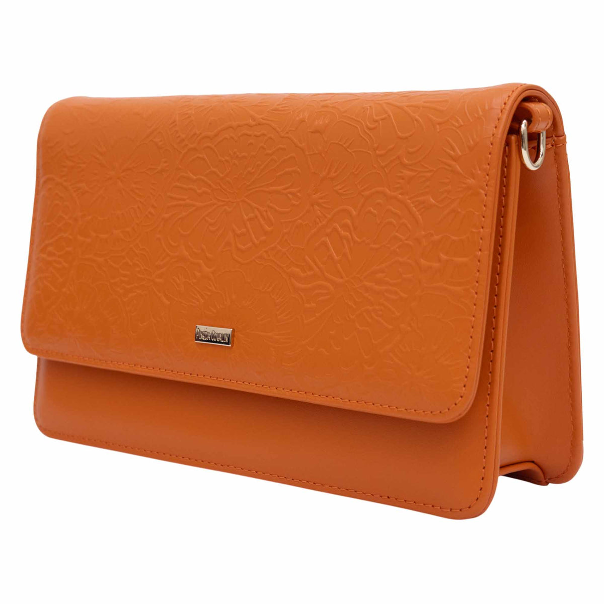 Bolsa Kalan Piel Grabado Cempasúchil