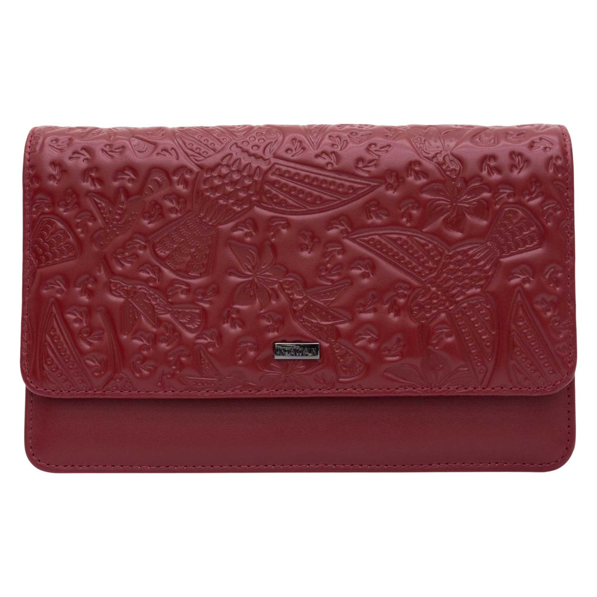 Bolsa Kalan Piel Grabado Colibrí