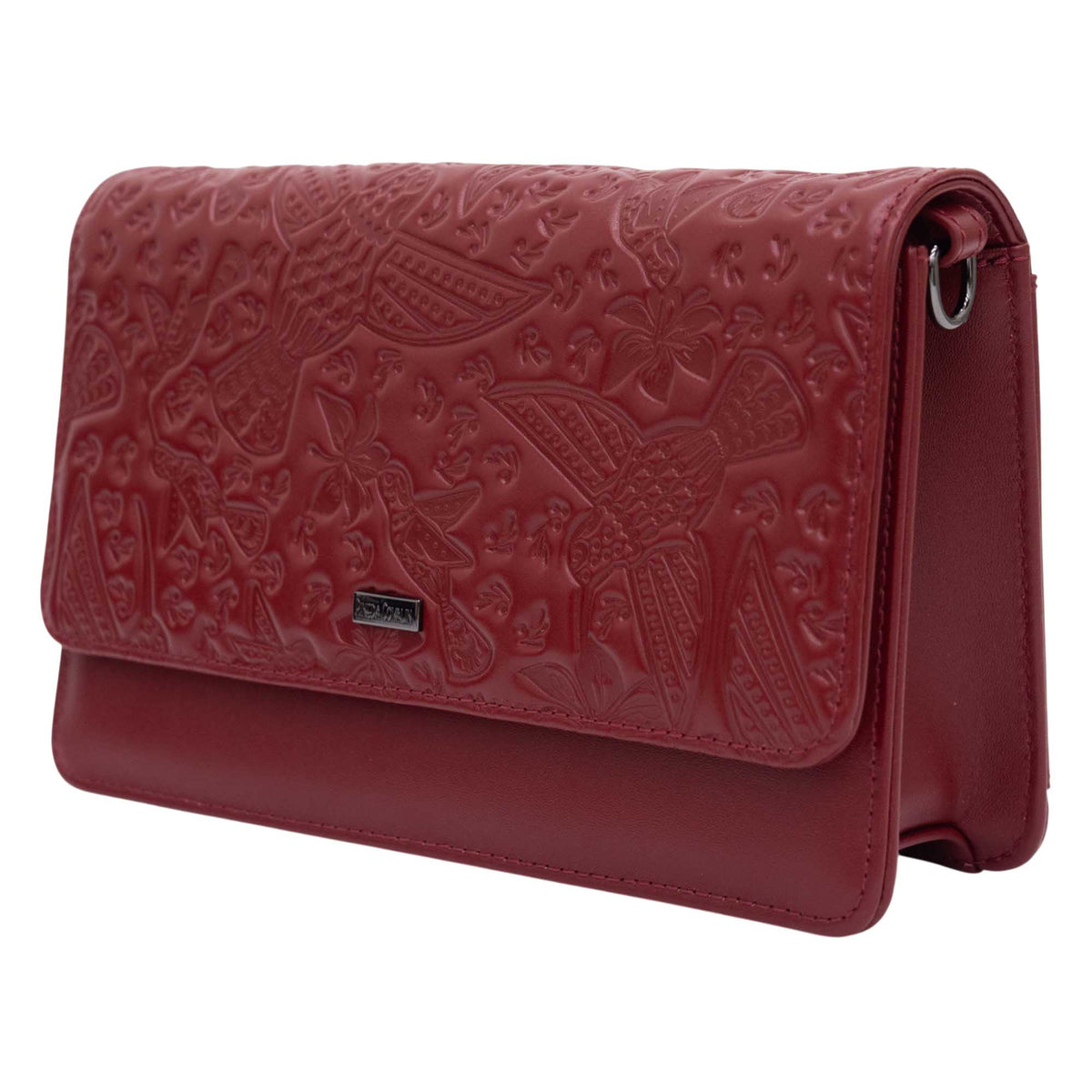 Bolsa Kalan Piel Grabado Colibrí