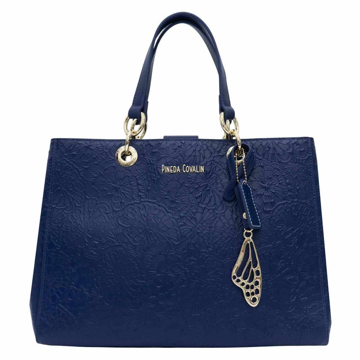 Bolsa Kaxan Piel Grabado Cempasúchil