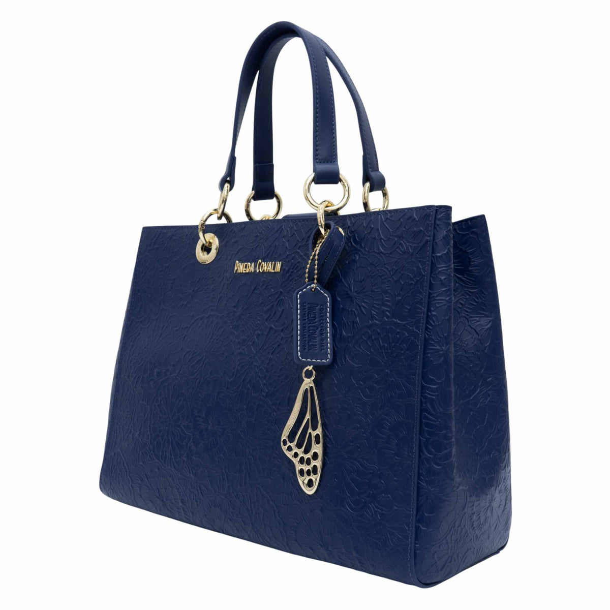Bolsa Kaxan Piel Grabado Cempasúchil