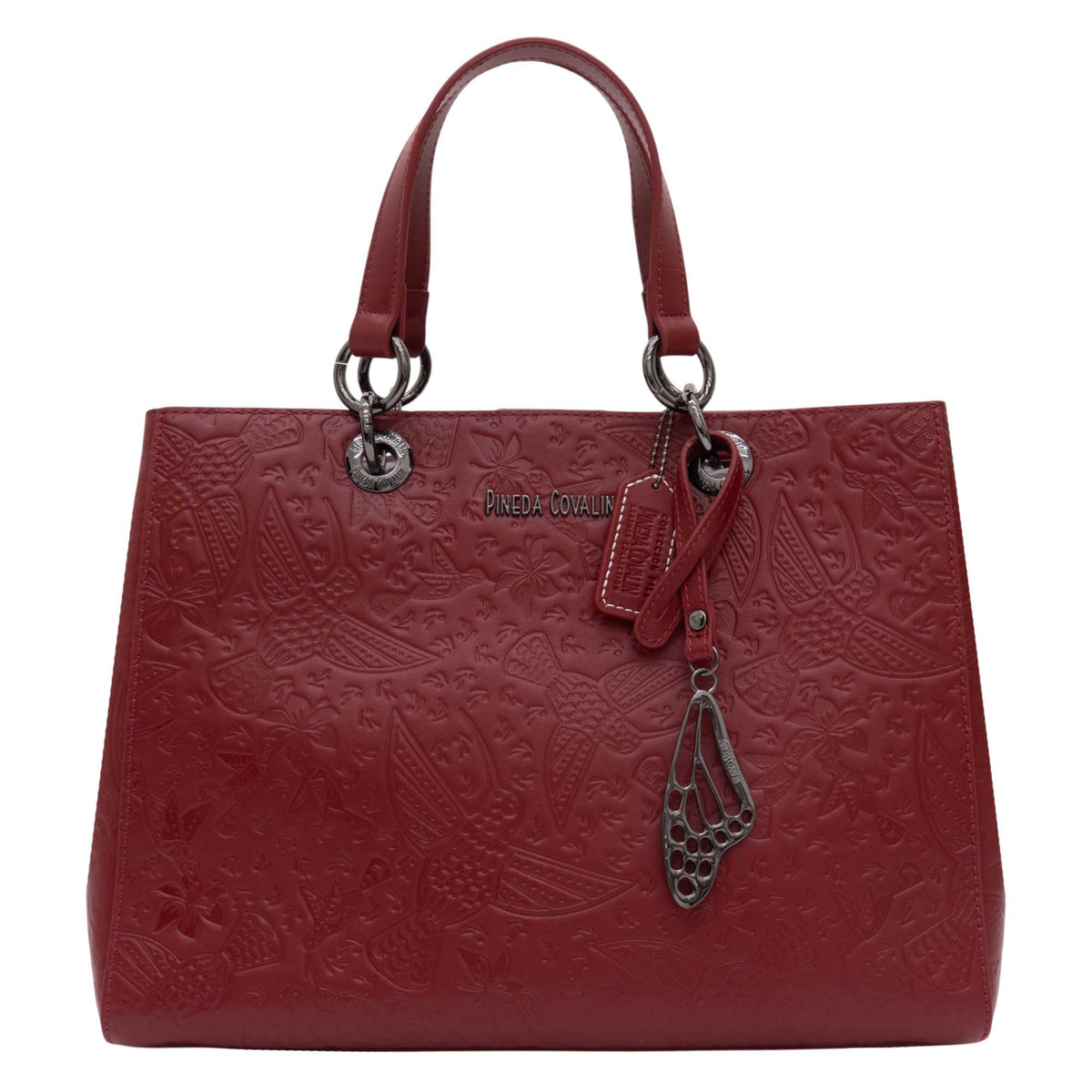 Bolsa Kaxan Piel Grabado Colibrí