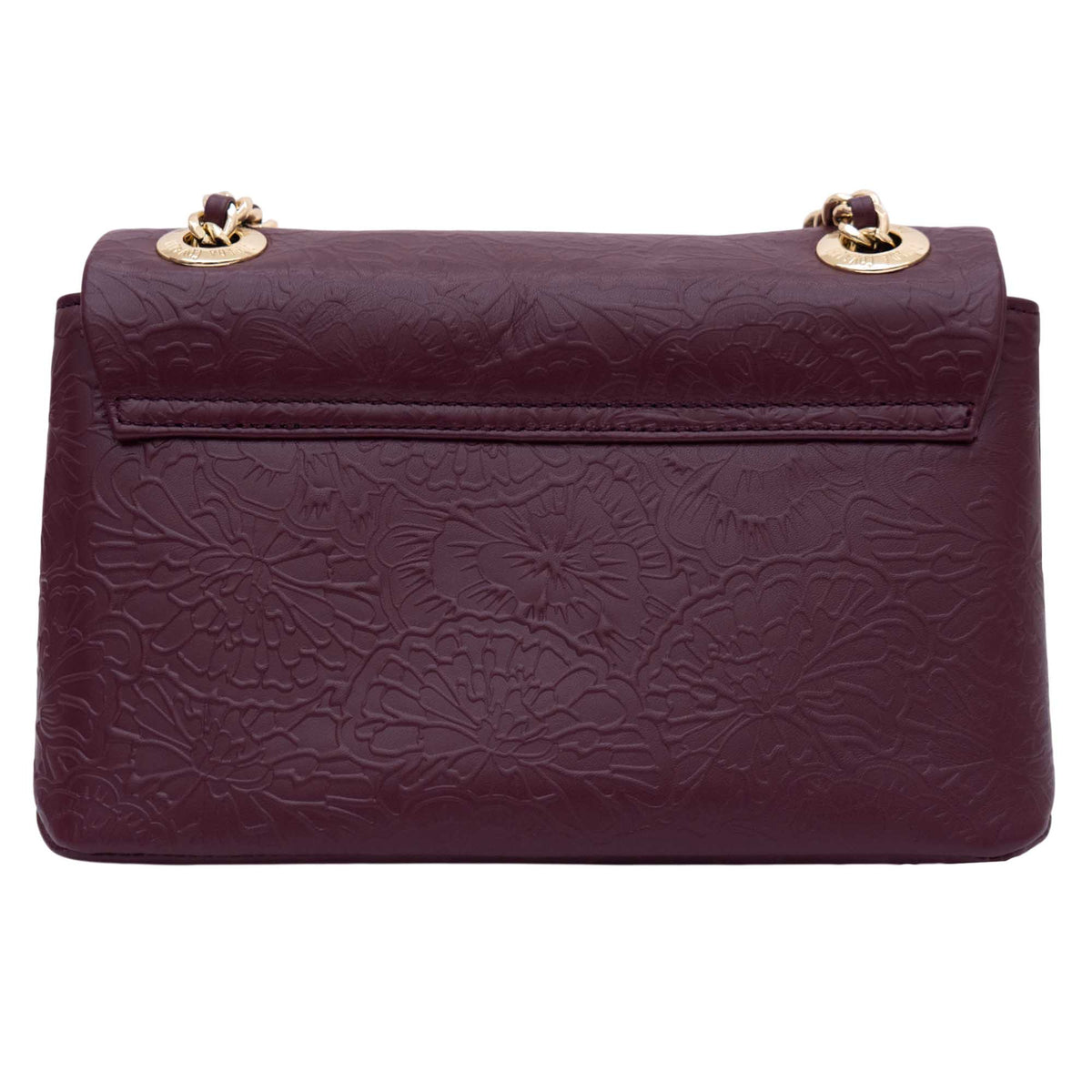 Bolsa Tusbel Piel Mini Piel Grabado Cempasúchil
