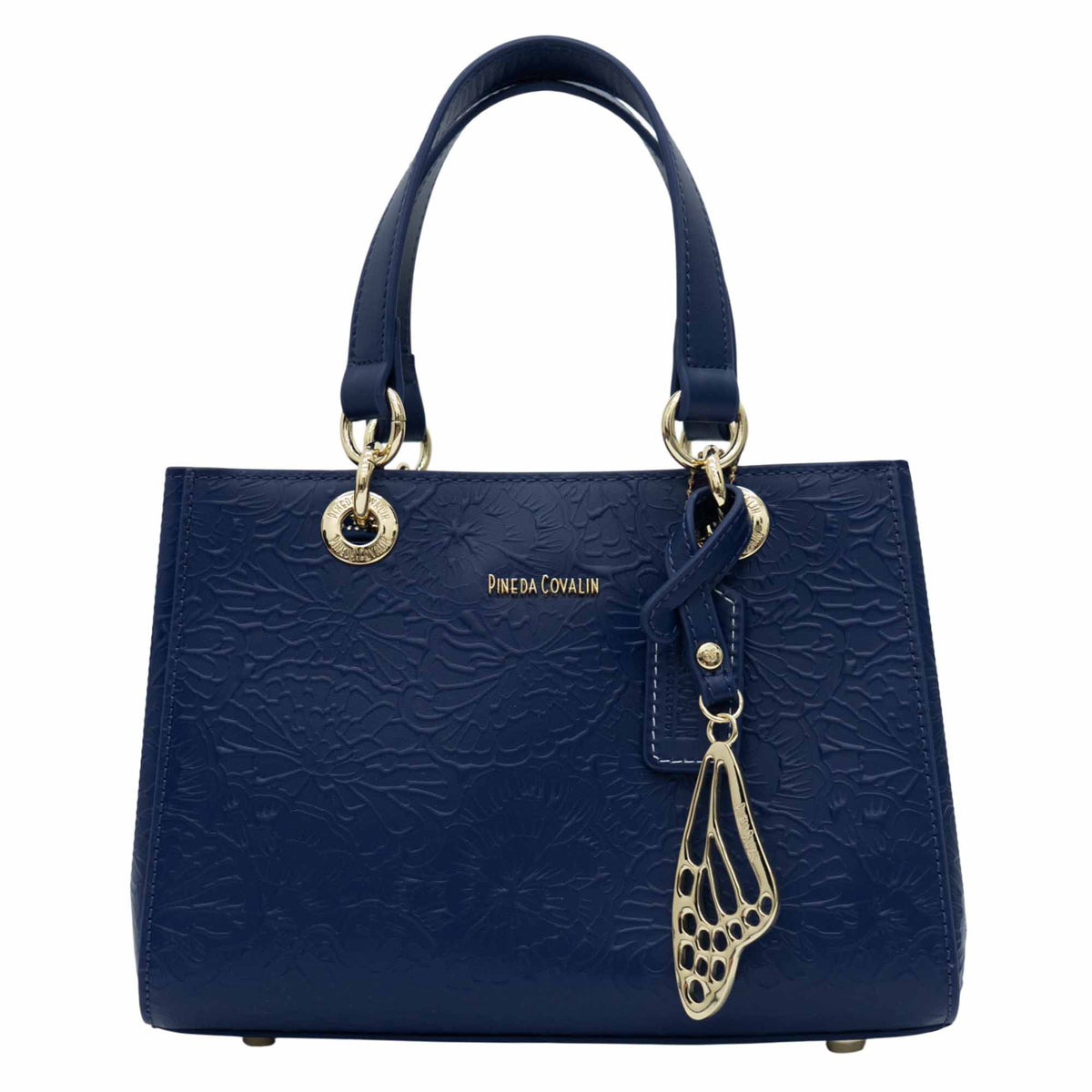 Mini Satchel Kaxan Piel Grabado Cempasúchil
