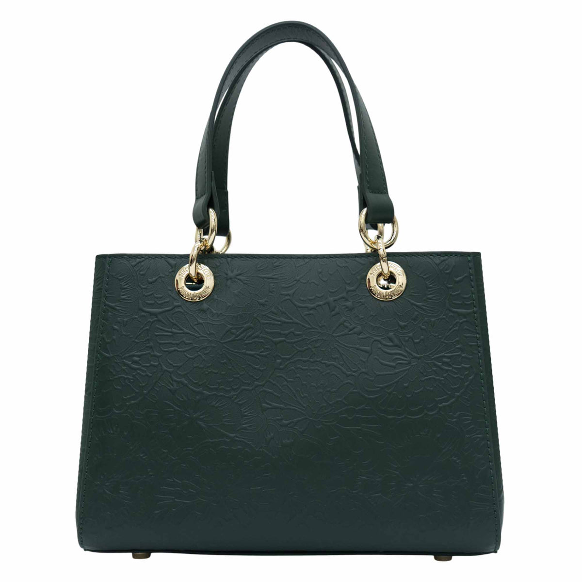 Mini Satchel Kaxan Piel Grabado Cempasúchil