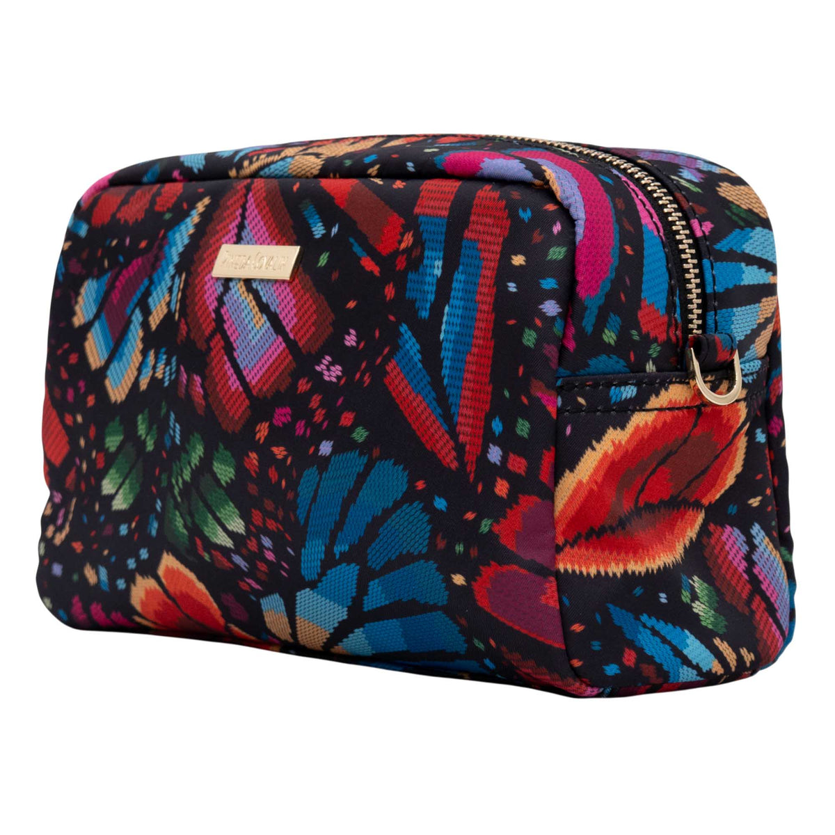 Crossbody Muxan Nylon Mariposa Bordada