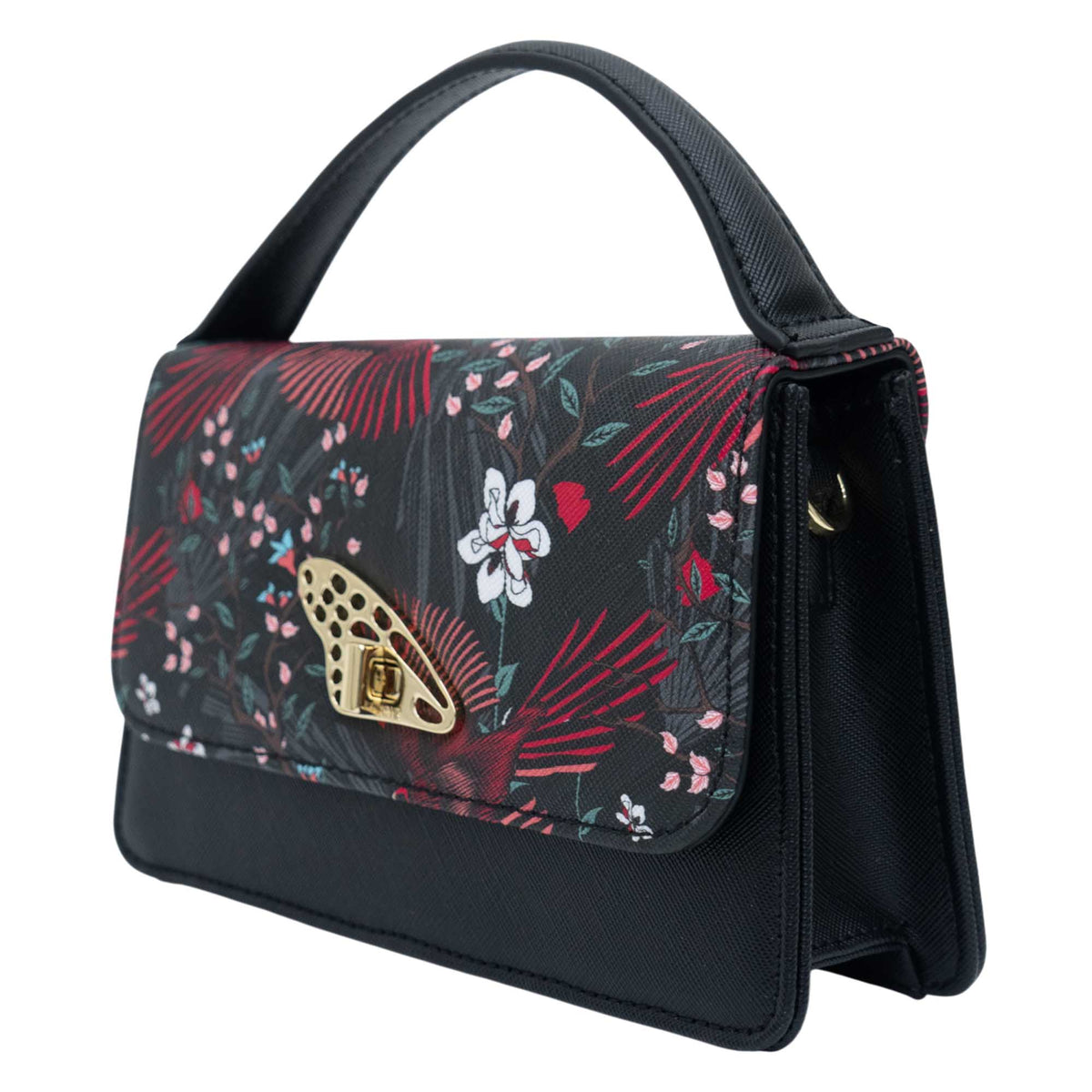Mini Crossbody Sihul Saffiano Urraca Mexicana