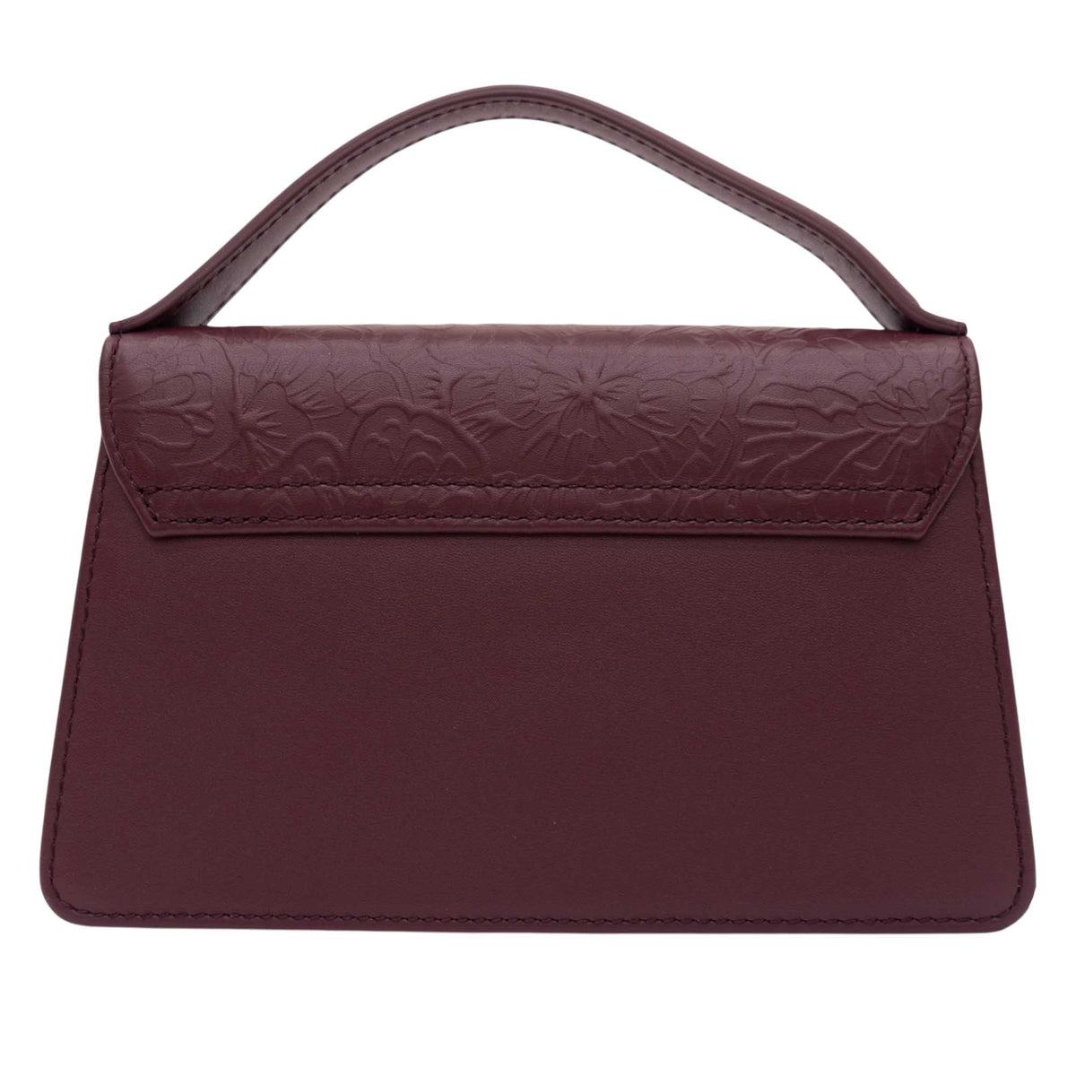 Mini Crossbody Sihul Piel Grabado Cempasúchil