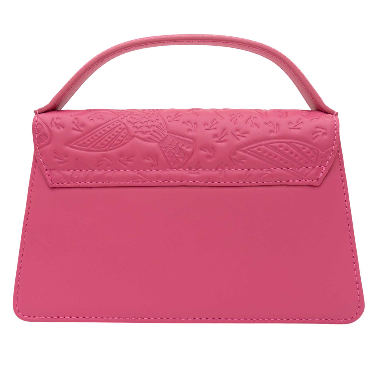 Mini Crossbody Sihul Piel Grabado Colibrí