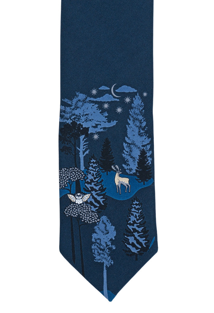 Corbata Animales Nocturnos 6 cm