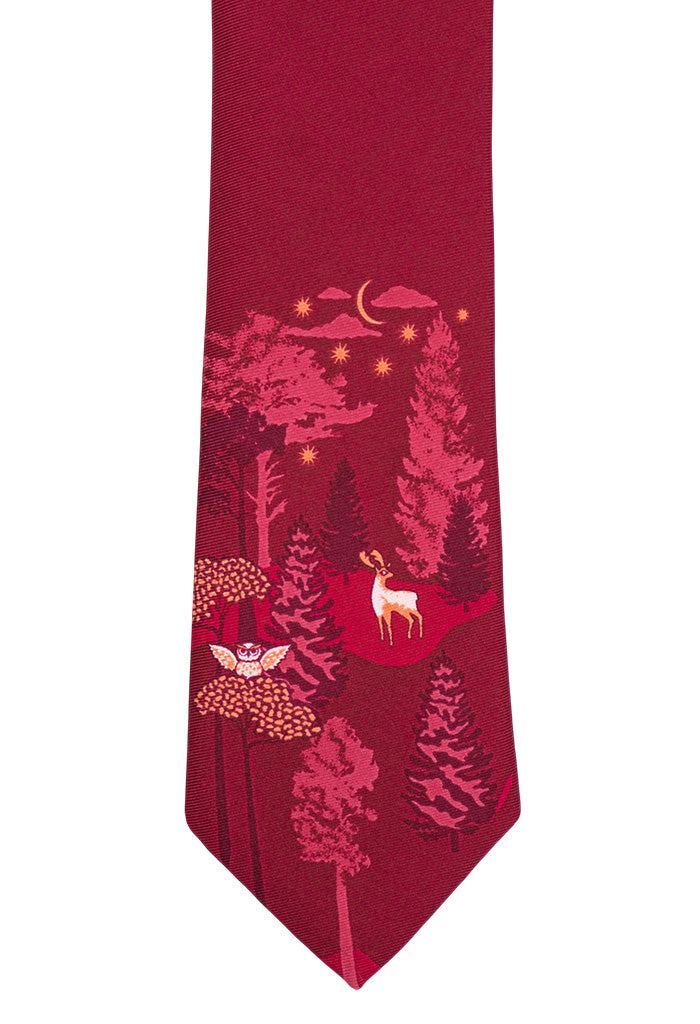 Corbata Animales Nocturnos 6 cm