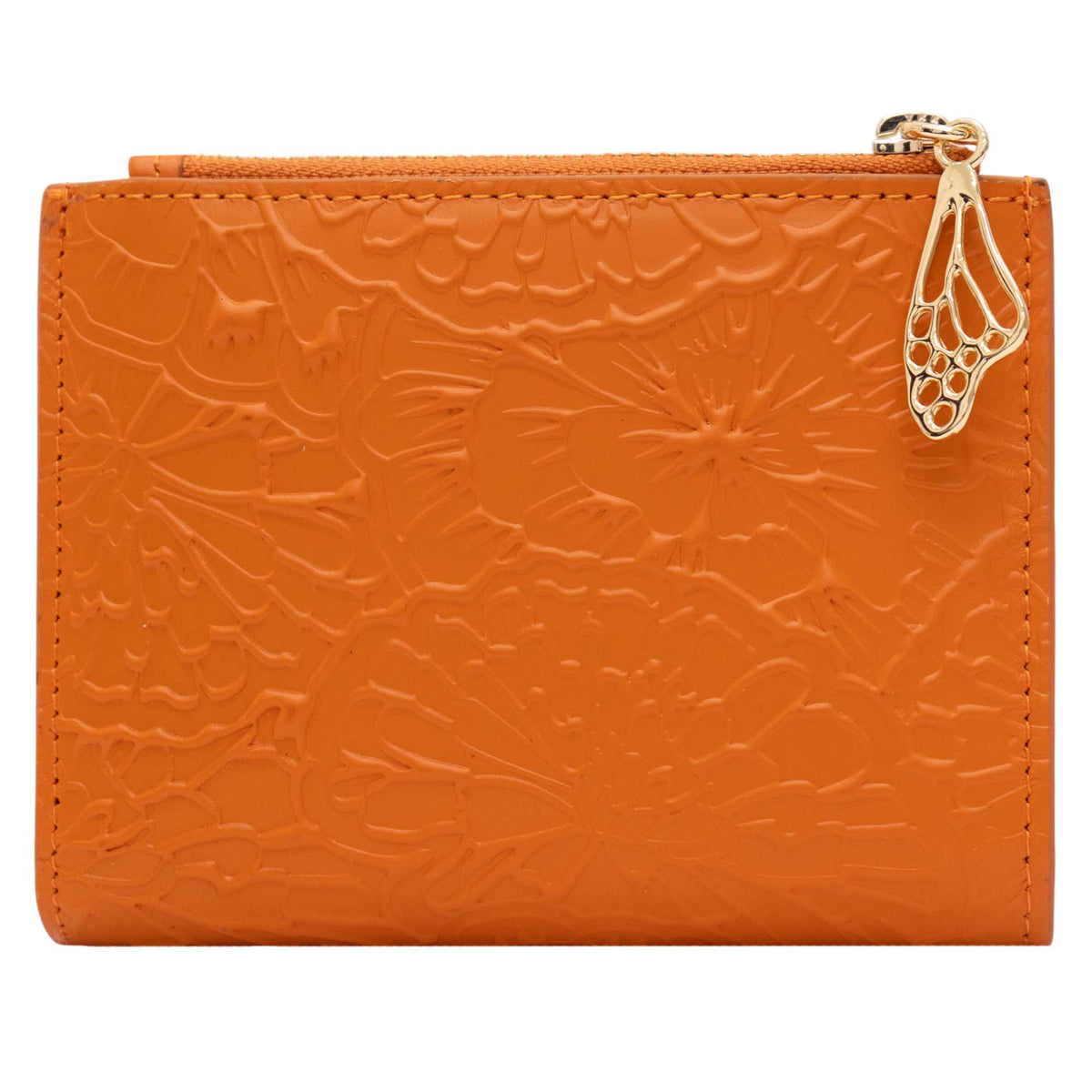 Cartera Chica Yemal Piel Grabado Cempasúchil