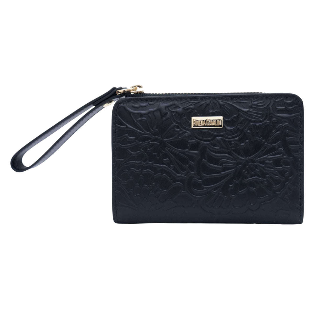 Cartera Naay Piel Pineda Covalin Grabado Cempasúchil