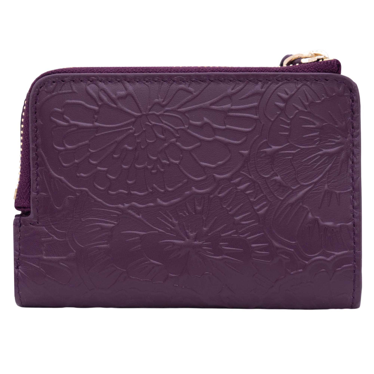 Cartera Naay Piel Pineda Covalin Grabado Cempasúchil