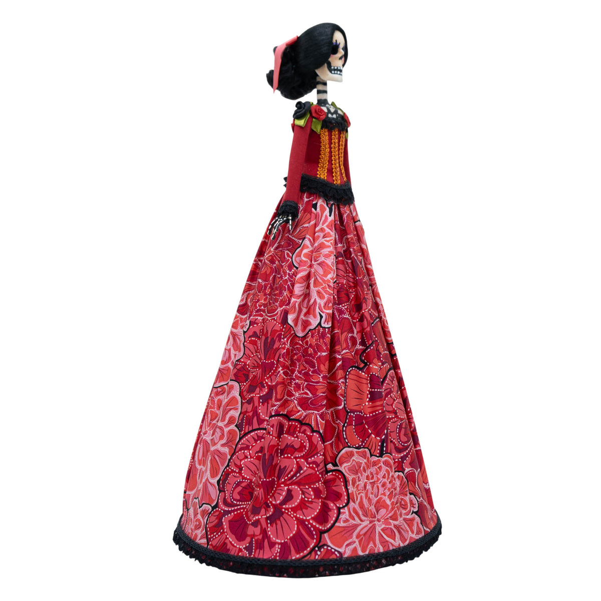 Catrina Cempasúchil Rojo
