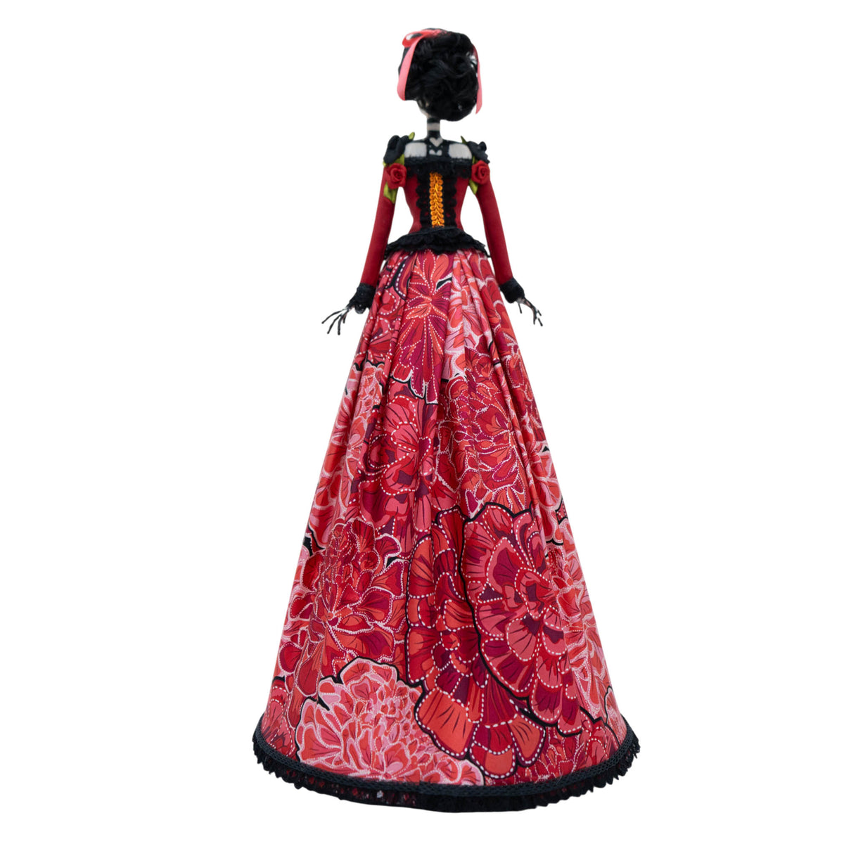 Catrina Cempasúchil Rojo