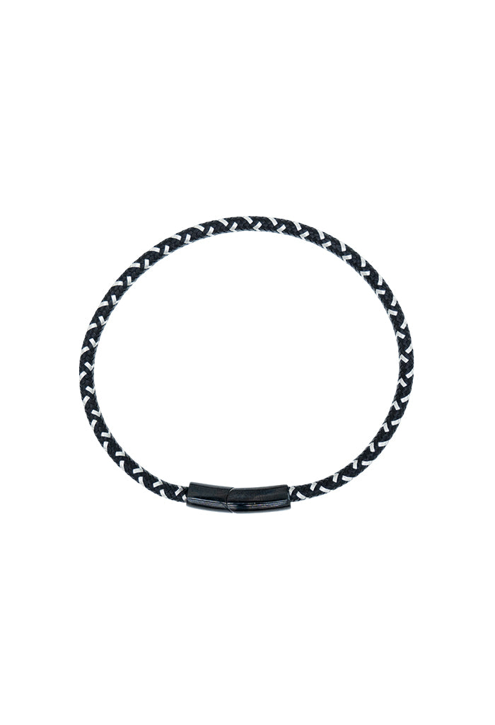 Pulsera Negro y Plateado