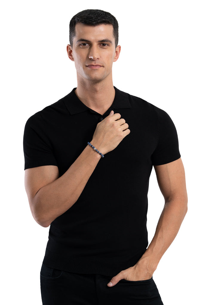 Pulsera Jaguar Dualidad Sodalita Mate